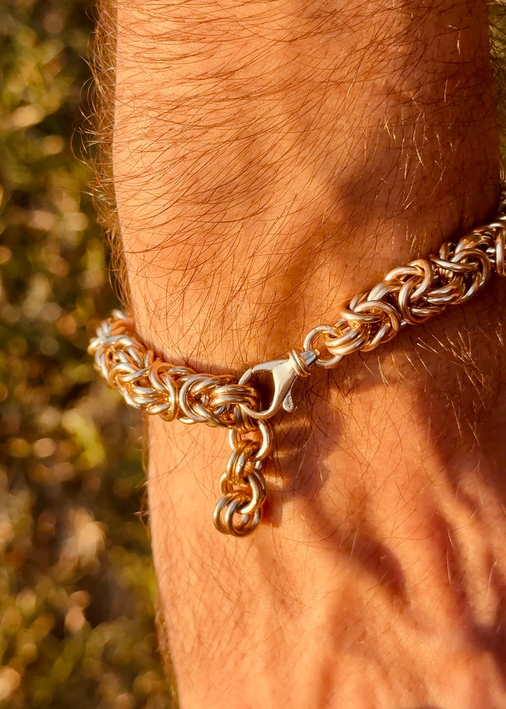 Solid Gold Byzantine Bracelet