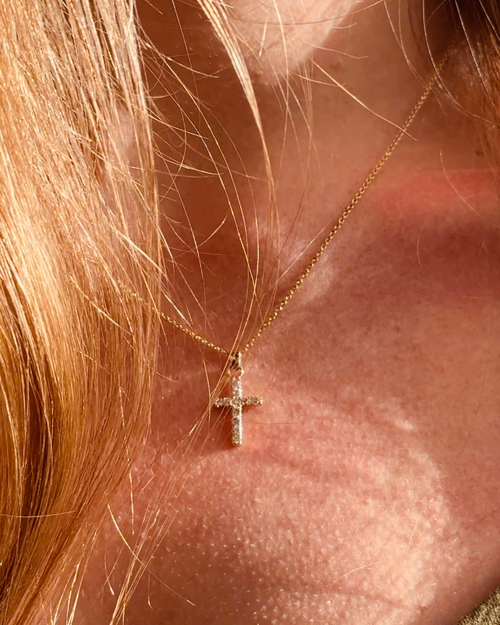 Diamond Cross Necklace