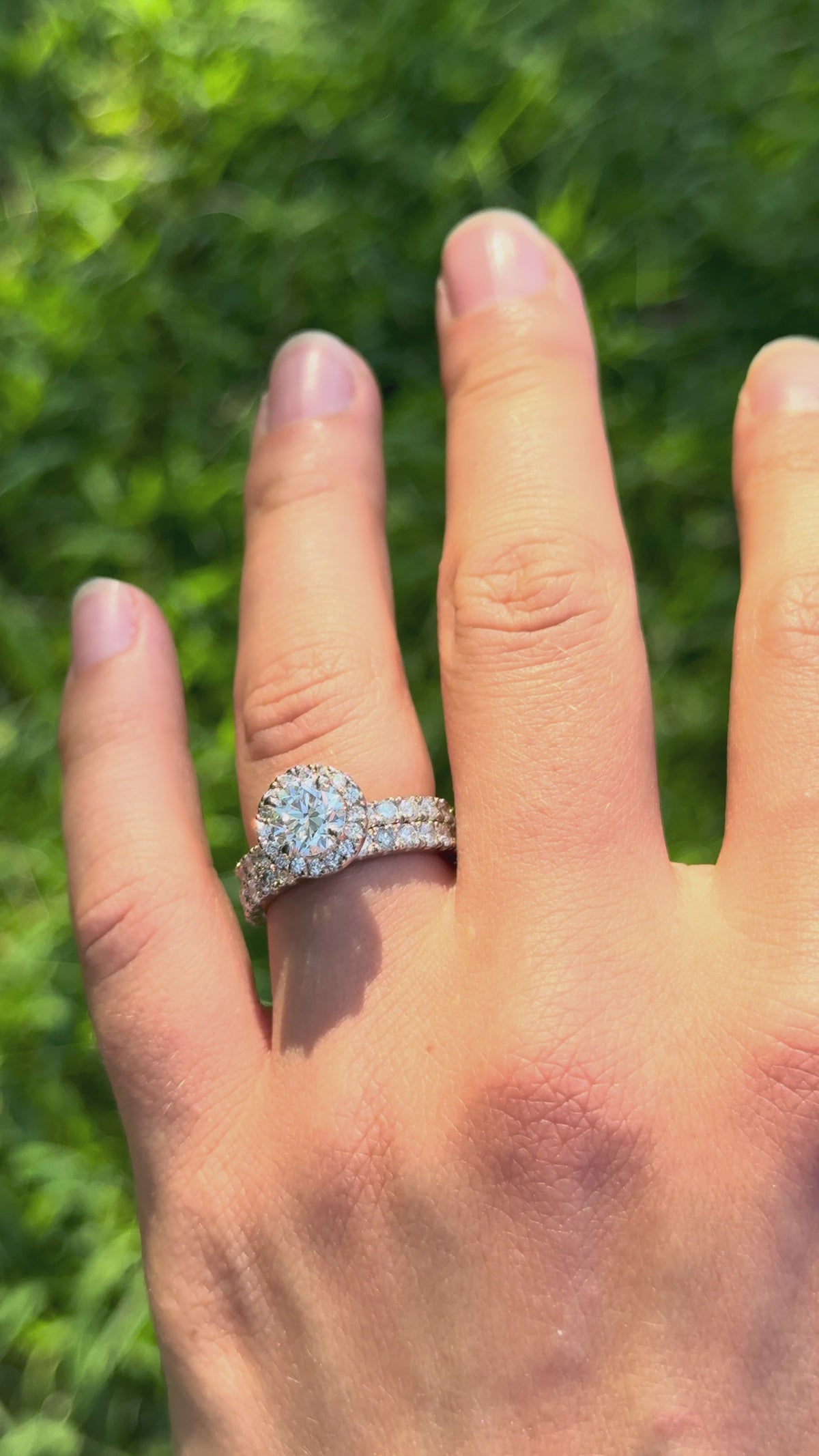 Halo Engagement Ring