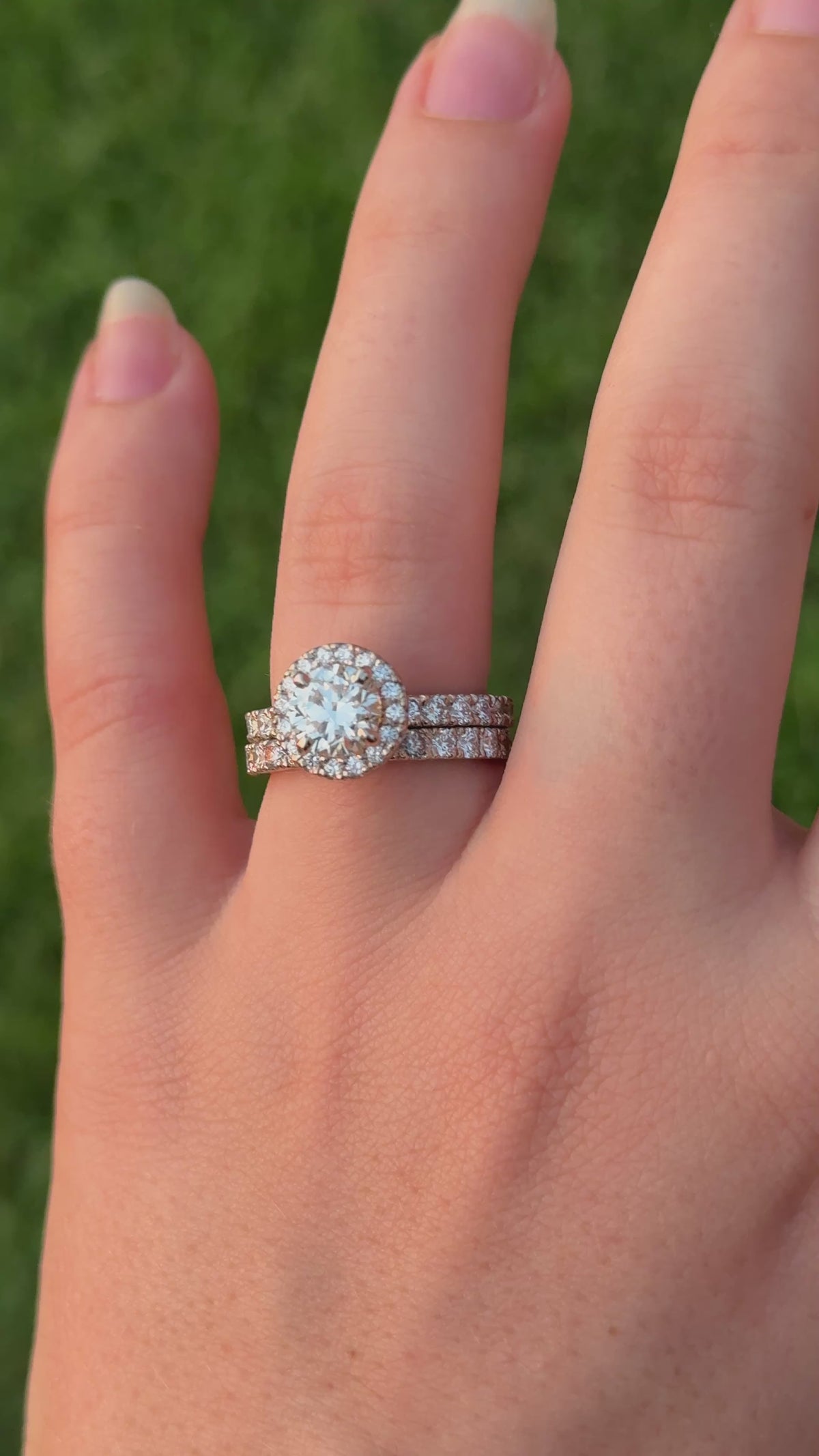 Halo Engagement Ring